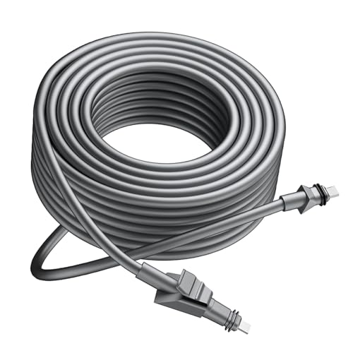 SEAFRONT 75 Fuß 23 Meter Satellitenkabel Gummi -Gehäuse mit Nahtloser Internetzugang Fast -Ladetechnologie Kupfer CORING für Home Office Flat High Performance Leglable Verbindungen von SEAFRONT