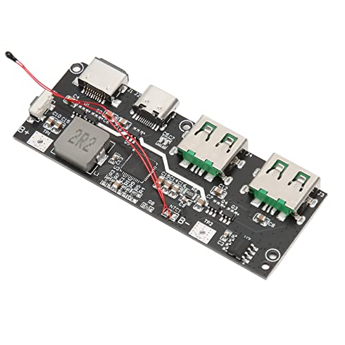 SEAFRONT Mobiles Lademodul DIY USB Power Bank Board 5 Ports Typ C USB Schnellladeplatine Mobiles Power Modul 4,5‑13,5 V von SEAFRONT