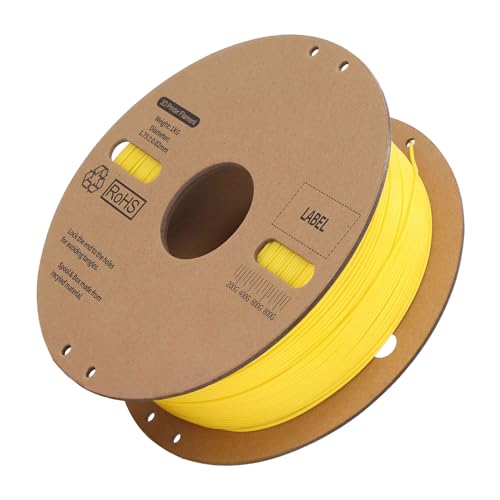 Stärkere und Widerstandsfähigere PLA -Filament 1,75 Mm, Bis zu 600 Mm/s Druckgeschwindigkeit, Hohe Genauigkeit, Universelle Kompatibilität für FDM 3D -Drucker. Gelb, 330~335 M von SEAFRONT
