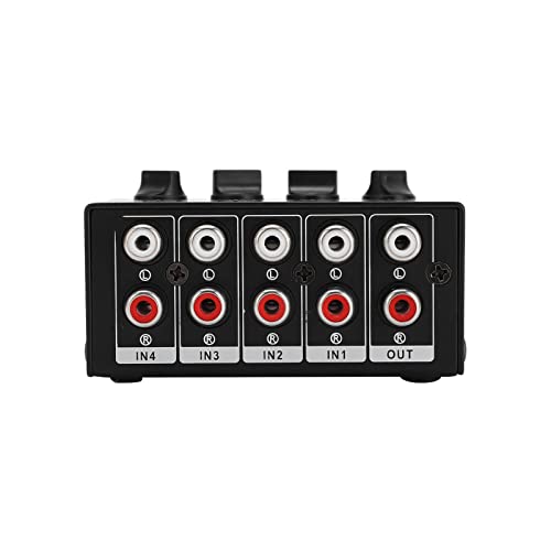 Stereomixer Mini Passiv 2 Stereomixer, Audiomixer Mixer 4 Kanäle 1 in 4 Cinch-Audioausgänge Stereomixer Mixer für Computer Telefon Tablet CD-Player Stereomixer Mini Passiv 2 Stereomixer, Audiomixer Mixer 4 Kanäle 1 in 4 Cinch-Audioausgänge Stereomixer Mixer für Computer Telefon Tablet CD-Player von SEAFRONT