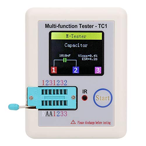 Transistor-Kondensator-Tester, Dioden-Trioden-Kapazitätsmessgerät, LCR-Messgerät, Selbstkalibrierung, Dioden-Tester, Multifunktions-Transistor-Messgerät von SEAFRONT