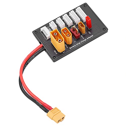 XT60 Lipo Parallel-Ladeplatine, Parallel-Ladeplatine für 2S-6S Lipo-Akkuladegerät, Paralleler Symmetrischer Ladeadapter mit XT60 auf Banane von SEAFRONT