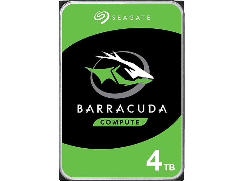 SEAGATE BarraCuda Festplatte Bulk, 4 TB HDD SATA 6 Gbps, 3,5 Zoll, intern von SEAGATE