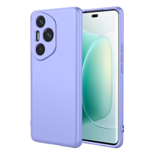 SEAHAI Hülle für Honor 400 Pro 5G, Ultra Dünn Weich Liquid Silikon Stoßfeste Handyhülle mit Fallschutz Airbag-Design, Stilvoll Matt Seidig TPU Schutzhülle - Lila von SEAHAI