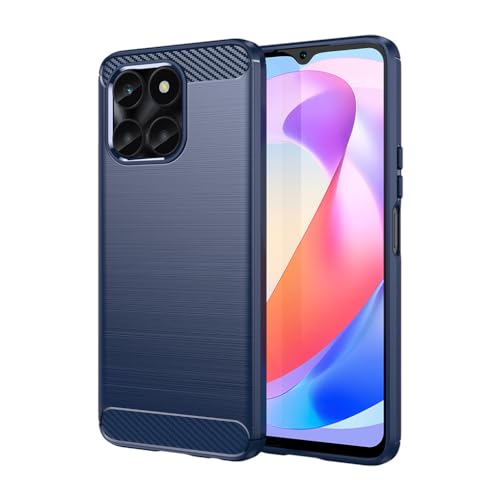 SEAHAI Hülle für Honor X6a, Ultra-dünne Stoßfest Silikon Gel Gummi Fallschutz rutschfest Handyhülle, Weiche TPU Bumper Stylische Case Schutzhülle - Blau von SEAHAI