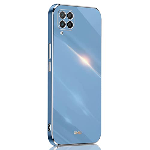 SEAHAI Hülle für Huawei P40 lite 4G, Galvanik Phnom Penh Design Ultra Dünn Glänzend Weich Silikon TPU Stoßfest Handyhülle Cover Flexibel Handytasche Schutzhülle, Blau von SEAHAI