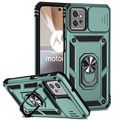 SEAHAI Hülle für Motorola Moto G32, Militär Robust Handyhülle Outdoor Stoßfest Silikon TPU + PC Handy Case Schutzhülle mit Kameraschutz und 360 Grad Ring Ständer - Grün SEAHAI Hülle für Motorola Moto G32, Militär Robust Handyhülle Outdoor Stoßfest Silikon TPU + PC Handy Case Schutzhülle mit Kameraschutz und 360 Grad Ring Ständer - Grün von SEAHAI