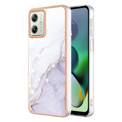 SEAHAI Hülle für Motorola Moto G54 5G, Bunte Muster Ultra Dünn Glänzend Weich Silikon TPU Stoßfest Handyhülle Cover Flexibel Handytasche Schutzhülle - Weiß SEAHAI Hülle für Motorola Moto G54 5G, Bunte Muster Ultra Dünn Glänzend Weich Silikon TPU Stoßfest Handyhülle Cover Flexibel Handytasche Schutzhülle - Weiß von SEAHAI