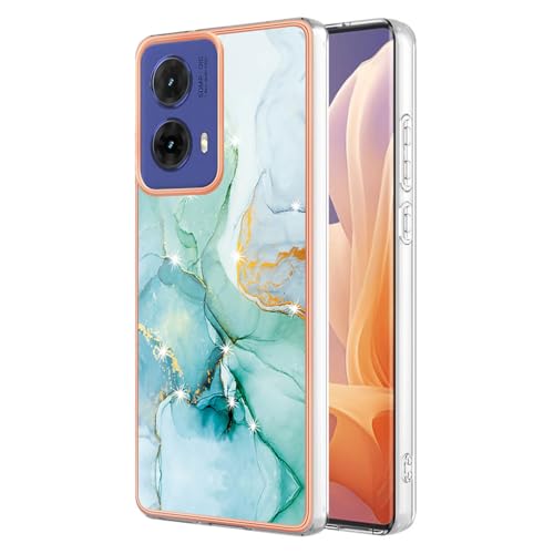SEAHAI Hülle für Motorola Moto G85 5G, Bunte Muster Ultra Dünn Glänzend Weich Silikon TPU Stoßfest Handyhülle Cover Flexibel Handytasche Schutzhülle - Grün SEAHAI Hülle für Motorola Moto G85 5G, Bunte Muster Ultra Dünn Glänzend Weich Silikon TPU Stoßfest Handyhülle Cover Flexibel Handytasche Schutzhülle - Grün von SEAHAI