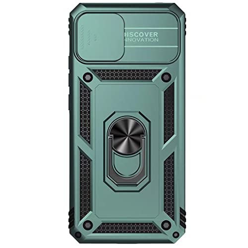 SEAHAI Hülle für OnePlus Nord CE 3 Lite 5G, Militär Robust Handyhülle Outdoor Stoßfest Silikon TPU + PC Handy Case Schutzhülle mit Kameraschutz und 360 Grad Ring Ständer - Grün von SEAHAI