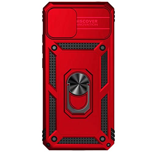 SEAHAI Hülle für OnePlus Nord CE 3 Lite 5G, Militär Robust Handyhülle Outdoor Stoßfest Silikon TPU + PC Handy Case Schutzhülle mit Kameraschutz und 360 Grad Ring Ständer - Rot SEAHAI Hülle für OnePlus Nord CE 3 Lite 5G, Militär Robust Handyhülle Outdoor Stoßfest Silikon TPU + PC Handy Case Schutzhülle mit Kameraschutz und 360 Grad Ring Ständer - Rot von SEAHAI