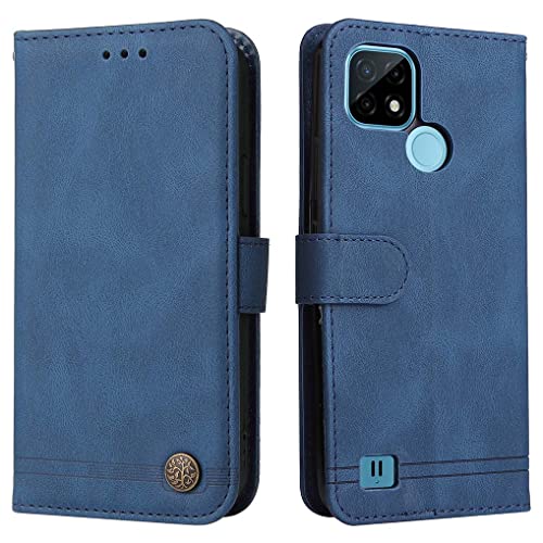 SEAHAI Hülle für Realme C21Y / Realme C25Y Handyhülle, Premium PU Leder Flip Brieftasche Schutzhülle mit Standfunktion/Kartenfach/Magnetisch Stoßfeste Lederhülle Ultra-dünn Klapphülle - Blau SEAHAI Hülle für Realme C21Y / Realme C25Y Handyhülle, Premium PU Leder Flip Brieftasche Schutzhülle mit Standfunktion/Kartenfach/Magnetisch Stoßfeste Lederhülle Ultra-dünn Klapphülle - Blau von SEAHAI