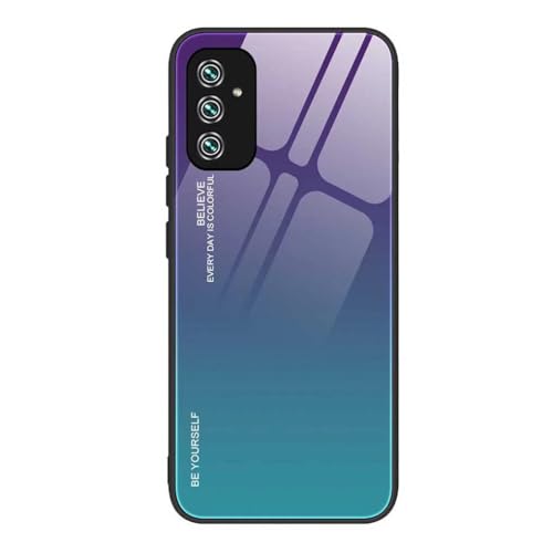 SEAHAI Hülle für Realme GT 7T 5G, Ultradünne Gehärtetem Glas Zurück & Weich Silikon TPU Rahmen Handyhülle Farbverlauf Farbe Case Stoßfest Schutzhülle, Farbverlauf Blau SEAHAI Hülle für Realme GT 7T 5G, Ultradünne Gehärtetem Glas Zurück & Weich Silikon TPU Rahmen Handyhülle Farbverlauf Farbe Case Stoßfest Schutzhülle, Farbverlauf Blau von SEAHAI
