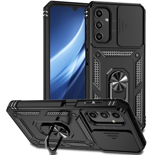 SEAHAI Hülle für Samsung Galaxy A36 5G, Militär Robust Handyhülle Outdoor Stoßfest Silikon TPU + PC Handy Case Schutzhülle mit Kameraschutz und 360 Grad Ring Ständer - Schwarz SEAHAI Hülle für Samsung Galaxy A36 5G, Militär Robust Handyhülle Outdoor Stoßfest Silikon TPU + PC Handy Case Schutzhülle mit Kameraschutz und 360 Grad Ring Ständer - Schwarz von SEAHAI