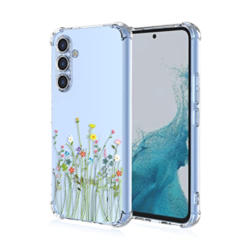 SEAHAI Hülle für Samsung Galaxy A54 5G, Bunte Schön Muster Ultra Dünn Transparent Handyhülle Weich Silikon TPU Bumper Stoßfest Case Schutzhülle - Reben von SEAHAI