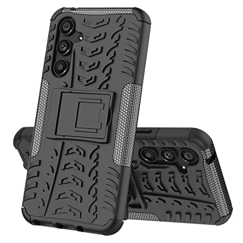 SEAHAI Hülle für Samsung Galaxy A54 5G, Militärstandard Strapazierfähig Robust Handyhülle Outdoor Stoßfest Handy Case Schutzhülle mit Stabilem Ständer - Schwarz von SEAHAI