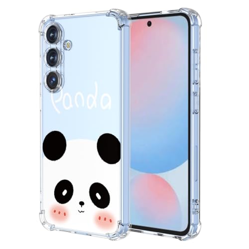 SEAHAI Hülle für Samsung Galaxy A56 5G, Bunte Schön Blumen Ultra Dünn Transparent Handyhülle Weich Silikon TPU Bumper Stoßfest Case Schutzhülle - Panda SEAHAI Hülle für Samsung Galaxy A56 5G, Bunte Schön Blumen Ultra Dünn Transparent Handyhülle Weich Silikon TPU Bumper Stoßfest Case Schutzhülle - Panda von SEAHAI