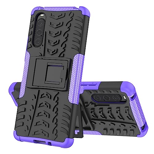 SEAHAI Hülle für Sony Xperia 10 V, Militärstandard Strapazierfähig Robust Handyhülle Outdoor Stoßfest Handy Case Schutzhülle mit Stabilem Ständer - Lila SEAHAI Hülle für Sony Xperia 10 V, Militärstandard Strapazierfähig Robust Handyhülle Outdoor Stoßfest Handy Case Schutzhülle mit Stabilem Ständer - Lila von SEAHAI