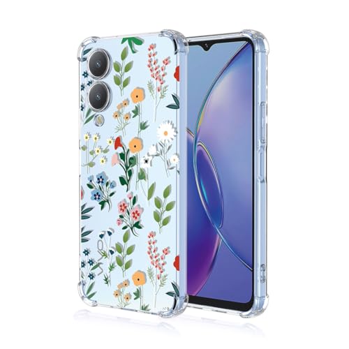 SEAHAI Hülle für VIVO Y17s, Bunte Schön Blumen Ultra Dünn Transparent Handyhülle Weich Silikon TPU Bumper Stoßfest Case Schutzhülle - Bunt SEAHAI Hülle für VIVO Y17s, Bunte Schön Blumen Ultra Dünn Transparent Handyhülle Weich Silikon TPU Bumper Stoßfest Case Schutzhülle - Bunt von SEAHAI