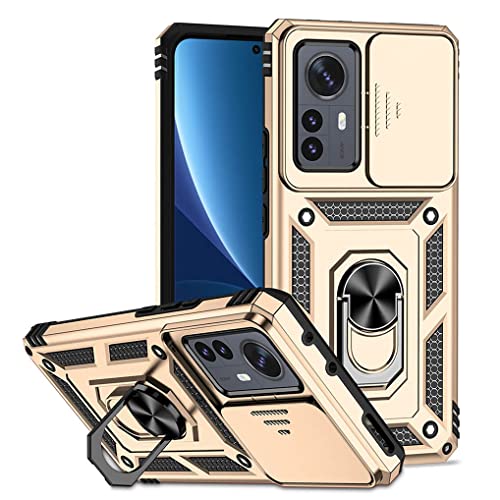 SEAHAI Hülle für Xiaomi 12T Pro 5G / Xiaomi 12T 5G, Militär Robust Handyhülle Outdoor Stoßfest Silikon TPU + PC Handy Case Schutzhülle mit Kameraschutz und 360 Grad Ring Ständer - Gold SEAHAI Hülle für Xiaomi 12T Pro 5G / Xiaomi 12T 5G, Militär Robust Handyhülle Outdoor Stoßfest Silikon TPU + PC Handy Case Schutzhülle mit Kameraschutz und 360 Grad Ring Ständer - Gold von SEAHAI