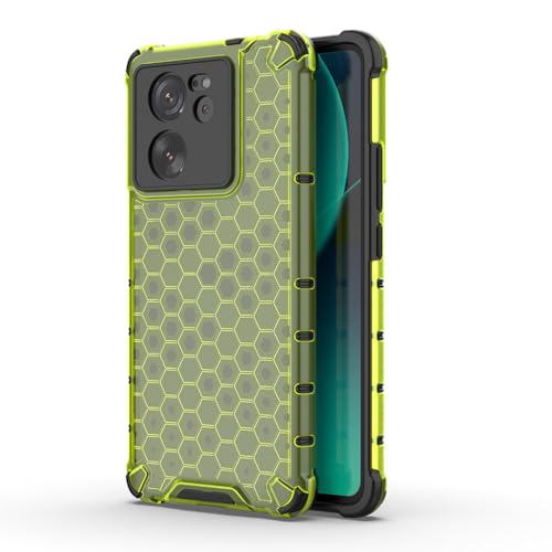 SEAHAI Hülle für Xiaomi 13T 5G / Xiaomi 13T Pro 5G, Ultra Dünn Weiche Silikon Kratzfest TPU Bumper Case Schutzhülle [Anti-Drop Luftkissenecke] Militärische Stoßfest Handyhülle - Grün von SEAHAI