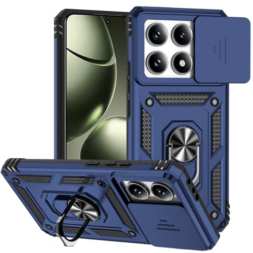 SEAHAI Hülle für Xiaomi 14T 5G, Militär Robust Handyhülle Outdoor Stoßfest Silikon TPU + PC Handy Case Schutzhülle mit Kameraschutz und 360 Grad Ring Ständer - Blau SEAHAI Hülle für Xiaomi 14T 5G, Militär Robust Handyhülle Outdoor Stoßfest Silikon TPU + PC Handy Case Schutzhülle mit Kameraschutz und 360 Grad Ring Ständer - Blau von SEAHAI