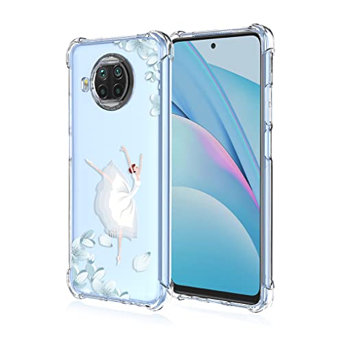 SEAHAI Hülle für Xiaomi Mi 10T Lite 5G, Bunte Schön Muster Ultra Dünn Transparent Handyhülle Weich Silikon TPU Bumper Stoßfest Case Schutzhülle - Tanzen zur Musik von SEAHAI