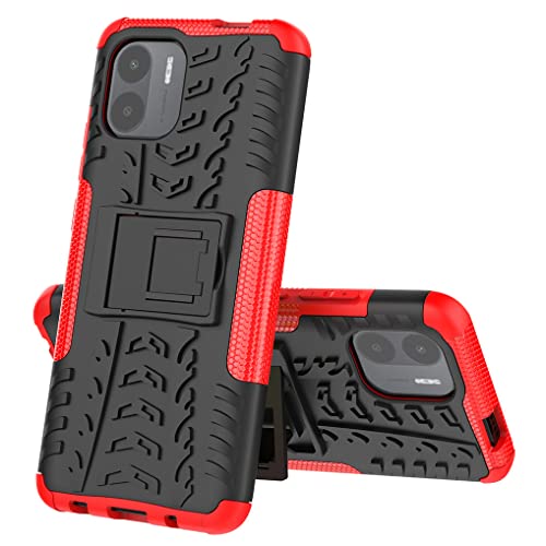 SEAHAI Hülle für Xiaomi Redmi A1 / Xiaomi Redmi A2, Militärstandard Strapazierfähig Robust Handyhülle Outdoor Stoßfest Handy Case Schutzhülle mit Stabilem Ständer - Rot SEAHAI Hülle für Xiaomi Redmi A1 / Xiaomi Redmi A2, Militärstandard Strapazierfähig Robust Handyhülle Outdoor Stoßfest Handy Case Schutzhülle mit Stabilem Ständer - Rot von SEAHAI