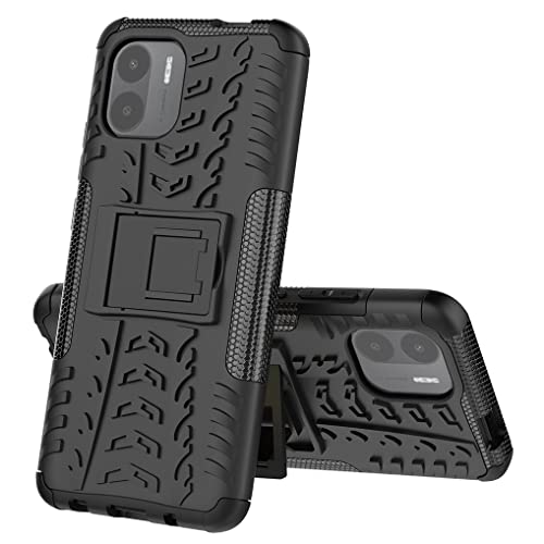 SEAHAI Hülle für Xiaomi Redmi A1 / Xiaomi Redmi A2, Militärstandard Strapazierfähig Robust Handyhülle Outdoor Stoßfest Handy Case Schutzhülle mit Stabilem Ständer - Schwarz SEAHAI Hülle für Xiaomi Redmi A1 / Xiaomi Redmi A2, Militärstandard Strapazierfähig Robust Handyhülle Outdoor Stoßfest Handy Case Schutzhülle mit Stabilem Ständer - Schwarz von SEAHAI