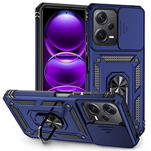 SEAHAI Hülle für Xiaomi Redmi Note 12 5G / Poco X5 5G, Militär Robust Handyhülle Outdoor Stoßfest Silikon TPU + PC Handy Case Schutzhülle mit Kameraschutz und 360 Grad Ring Ständer - Blau SEAHAI Hülle für Xiaomi Redmi Note 12 5G / Poco X5 5G, Militär Robust Handyhülle Outdoor Stoßfest Silikon TPU + PC Handy Case Schutzhülle mit Kameraschutz und 360 Grad Ring Ständer - Blau von SEAHAI