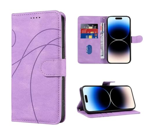 SEAHAI Leder Folio Hülle für Samsung Galaxy M56 5G, Premium PU Flip Brieftasche Schutzhülle Stoßfeste Handyhülle mit Standfunktion/Kartenfach/RFID-Schutz/Magnetisch - Lila SEAHAI Leder Folio Hülle für Samsung Galaxy M56 5G, Premium PU Flip Brieftasche Schutzhülle Stoßfeste Handyhülle mit Standfunktion/Kartenfach/RFID-Schutz/Magnetisch - Lila von SEAHAI