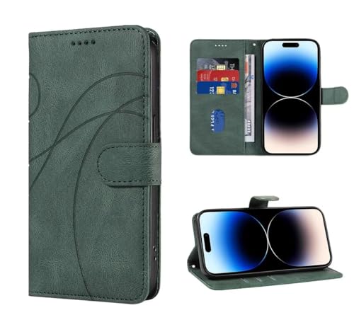 SEAHAI Leder Folio Hülle für Xiaomi 14T Pro 5G, Premium PU Flip Brieftasche Schutzhülle Stoßfeste Handyhülle mit Standfunktion/Kartenfach/RFID-Schutz/Magnetisch - Grün SEAHAI Leder Folio Hülle für Xiaomi 14T Pro 5G, Premium PU Flip Brieftasche Schutzhülle Stoßfeste Handyhülle mit Standfunktion/Kartenfach/RFID-Schutz/Magnetisch - Grün von SEAHAI