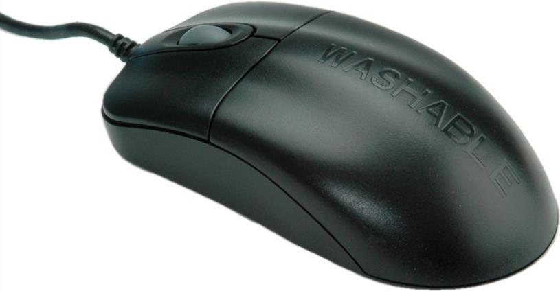 Secomp SEAL SHIELD Silver Storm - Maus - optisch - 3 Tasten - verkabelt - USB - Schwarz (18.02.2802) von SEAL SHIELD