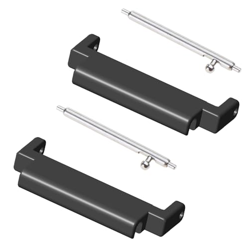 Schnellverschluss Smartwatch Handgelenkband Verbindungsösen Adapter Für 18 Mm Bis 20 Mm Verstellbare Metallglieder Befestigungsarmband. 2 Stück Uhrenarmband Verbindungsstück Bandadapter Metallglieder von SEARUB