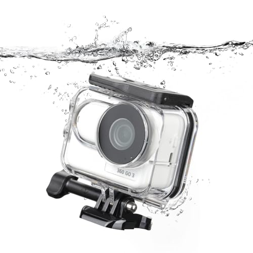 SEASKY Dive Waterproof Protector Case Gehäuse für Insta360 Go 3 Action Kamera Zubehör Tauchtiefe 60M/196FT Unterwasser Schutzgehäuse von SEASKY