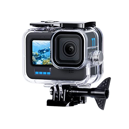 SEASKY wasserdichte Tauchgehäuse Schutzhülle für GoPro Hero 12/11/10/9 Black, Action-Kamera-Zubehör, Tauchtiefe 60 m, Unterwasser-Schutzhülle von SEASKY