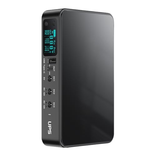 5V 9V 12V Unterbrechungsfreie Stromversorgung 9000mAh/10400mAh/18000mAh Energy Backup 3x5.5x2.1mm für Modem Wifi Router Camera S von SEAYACK