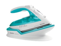 Tefal Freemove Air FV6520 - Dampstrygejern med automatisk afbrydelse - trådløs - 2400 W - hvid/blå von SEB