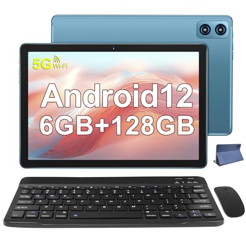 WOZIFAN Tablet 10.1 Zoll Android 12 Tablet PC 6GB RAM + 128GB ROM + TF 512GB Octa-Core 2.0Ghz, | 8000mAh | 5G WiFi | Bluetooth 5.0 | 1280 * 800 Pixels | 5MP+13MP, Tablet mit Tastatur und Maus Blau WOZIFAN Tablet 10.1 Zoll Android 12 Tablet PC 6GB RAM + 128GB ROM + TF 512GB Octa-Core 2.0Ghz, | 8000mAh | 5G WiFi | Bluetooth 5.0 | 1280 * 800 Pixels | 5MP+13MP, Tablet mit Tastatur und Maus Blau von SEBBE