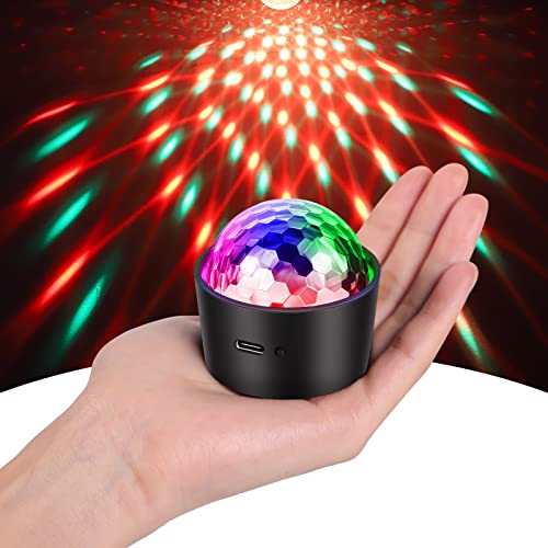 Mini Discokugel, SEBRUANC Disco Lichter LED Party Lights Musikgesteuert licht 380mAh USB Type C DJ Strobe Ball mit Nachtlicht für Kinder Parties Geburtsta, KTV, Weihnachten Geschenk Mini Discokugel, SEBRUANC Disco Lichter LED Party Lights Musikgesteuert licht 380mAh USB Type C DJ Strobe Ball mit Nachtlicht für Kinder Parties Geburtsta, KTV, Weihnachten Geschenk von SEBRUANC