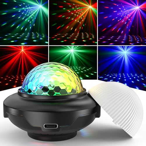 Mini Discokugel, SEBRUANC Discolicht Partylicht 300mAh Eingebauter Akku USB C Musikgesteuert licht DJ Kugel Ball mit Nachtlicht für Parties Kinder Geburtstag Weihnachten Geschenk (1 Stück (1er Pack)) Mini Discokugel, SEBRUANC Discolicht Partylicht 300mAh Eingebauter Akku USB C Musikgesteuert licht DJ Kugel Ball mit Nachtlicht für Parties Kinder Geburtstag Weihnachten Geschenk (1 Stück (1er Pack)) von SEBRUANC