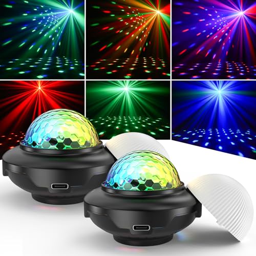 Mini Discokugel, SEBRUANC Discolicht Partylicht 300mAh Eingebauter Akku USB C Musikgesteuert licht DJ Kugel Ball mit Nachtlicht für Parties Kinder Geburtstag Weihnachten Geschenk Mini Discokugel, SEBRUANC Discolicht Partylicht 300mAh Eingebauter Akku USB C Musikgesteuert licht DJ Kugel Ball mit Nachtlicht für Parties Kinder Geburtstag Weihnachten Geschenk von SEBRUANC