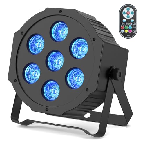 SEBRUANC RGBW LED Par Lichter, 7LED Bühnenlicht DMX Strahler Discolicht mit Fernbedienung 8 Modi Partylicht für DJ Bar Hochzeit Weihnachten Haloween Beleuchtung SEBRUANC RGBW LED Par Lichter, 7LED Bühnenlicht DMX Strahler Discolicht mit Fernbedienung 8 Modi Partylicht für DJ Bar Hochzeit Weihnachten Haloween Beleuchtung von SEBRUANC