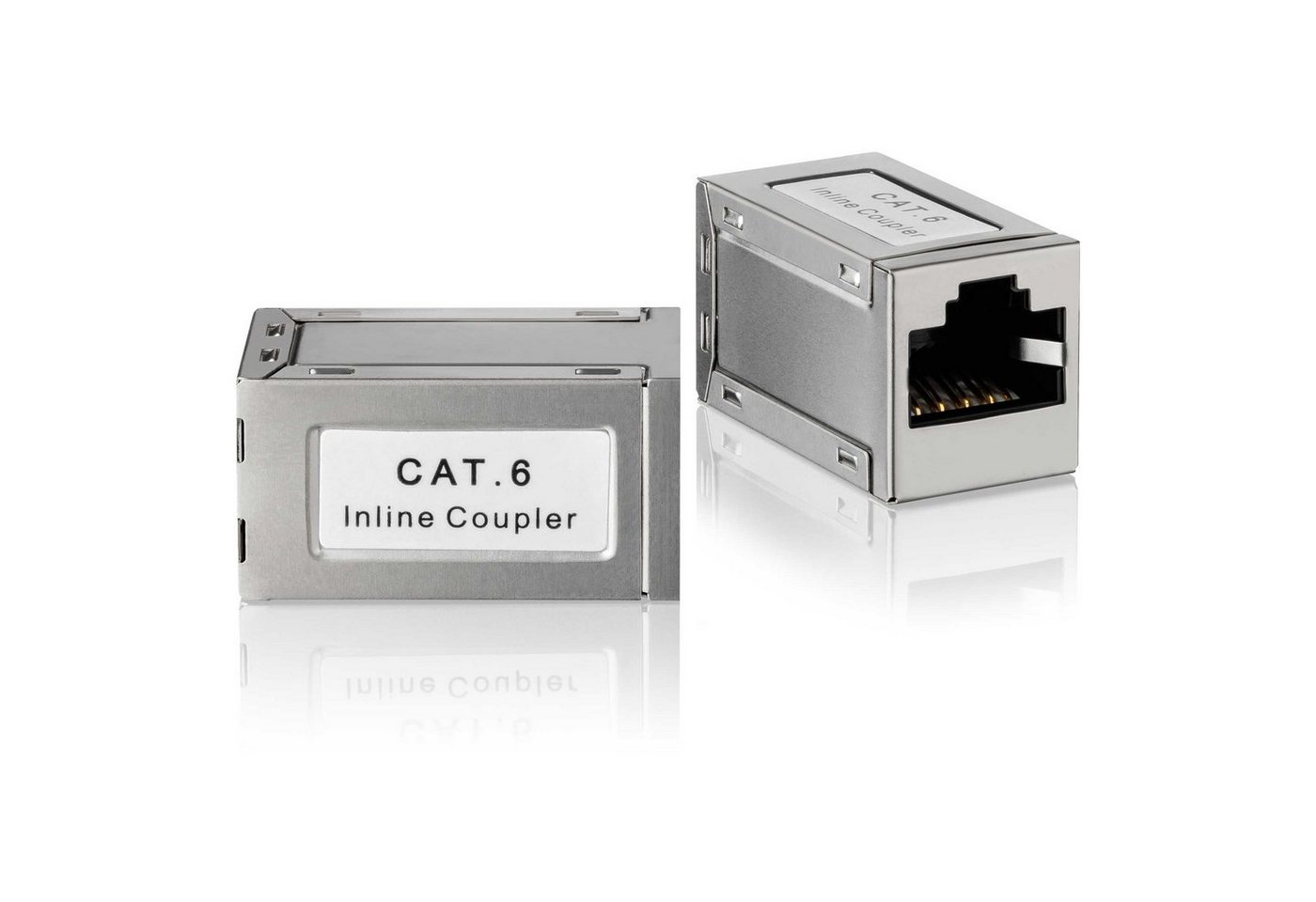 SEBSON 2x RJ45 Kupplung Buchse/Buchse, Verlängerungsadapter für Netzwerkkabel Netzwerk-Adapter SEBSON 2x RJ45 Kupplung Buchse/Buchse, Verlängerungsadapter für Netzwerkkabel Netzwerk-Adapter von SEBSON