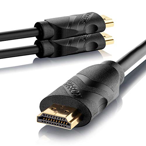 SEBSON HDMI Kabel 3m 2.0b Highspeed mit Ethernet - 3er Set - 4K/60Hz Ultra HD 2160p Full HD 1080p 3D, HDR, ARC Audio Return, PVC Ummantelung von SEBSON