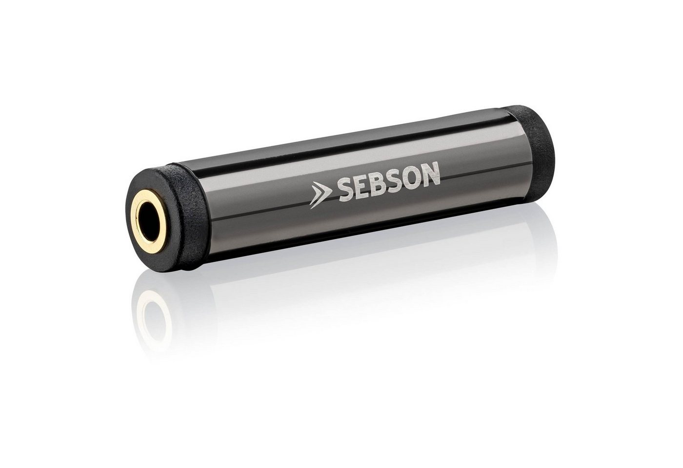 SEBSON Klinken Kupplung 3,5mm Stereo, weiblich/weiblich - AUX Adapter Audio-Adapter von SEBSON