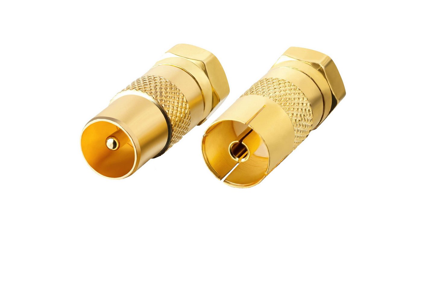 SEBSON SAT Antenne Adapter Set, F-Stecker auf Koax Stecker/ Koax Buchse TV-Adapter SEBSON SAT Antenne Adapter Set, F-Stecker auf Koax Stecker/ Koax Buchse TV-Adapter von SEBSON