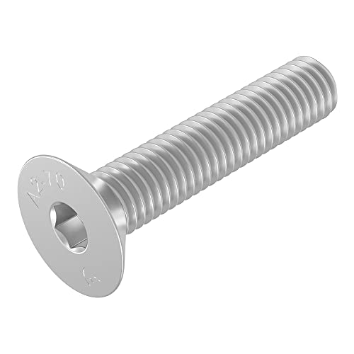 SECCARO Senkschraube M10 x 50 mm, Edelstahl V2A VA A2, DIN 7991 / ISO 10642, Innensechskant, 20 Stück SECCARO Senkschraube M10 x 50 mm, Edelstahl V2A VA A2, DIN 7991 / ISO 10642, Innensechskant, 20 Stück von SECCARO