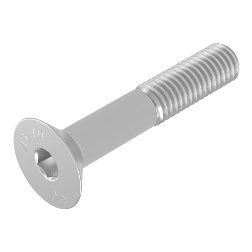 SECCARO Senkschraube M10 x 55 mm, Edelstahl V2A VA A2, DIN 7991 / ISO 10642, Innensechskant, 20 Stück SECCARO Senkschraube M10 x 55 mm, Edelstahl V2A VA A2, DIN 7991 / ISO 10642, Innensechskant, 20 Stück von SECCARO