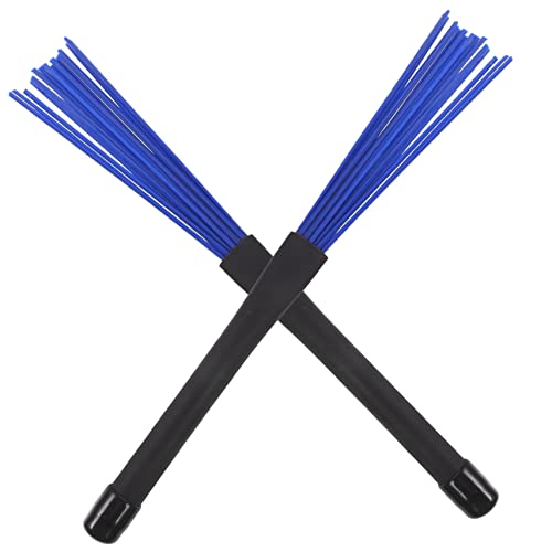SECFOU 1 Paar Nylon Trommelbürsten, Snare Drum Bürsten, Nylon Snare Drum Drahtbürsten, Nylon Draht Trommelbürste, Nylon Bürste Für Trommel, Nylon Bürsten, Trommel Nylonbürste, Trommel von SECFOU